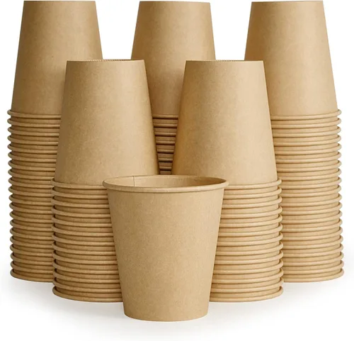 Vista 12 de LITOPAK - Paquete de 300 tazas de café desechables, vasos de papel kraft de 8 onzas 300-KRAFT-8OZ