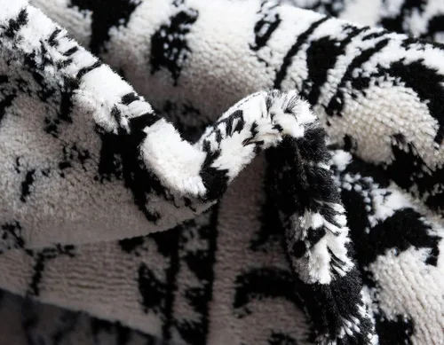 Vista 9 de Unique Loom Portland Collection - Alfombra central (2 pies 2 pulgadas x 3 pies 1 pulgada, rectangular, negro y blanco/negro)