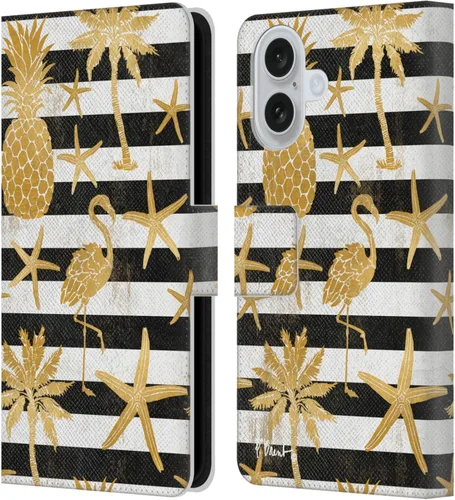 Vista 11 de Head Case Designs Officially Licensed Paul Brent Agate Mermaid Coastal Leather Wallet Case Compatible with Apple iPhone 16