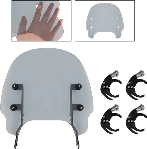 Vista 7 de Parabrisas de motocicleta ABS para Harley Sportster S RH1250 2021-2022