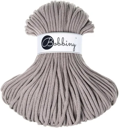Vista 30 de Bobbiny Cordón trenzado de macramé prémium de 0.197 in (rubor), 108 yardas/330 pies (100% algodón reciclado)