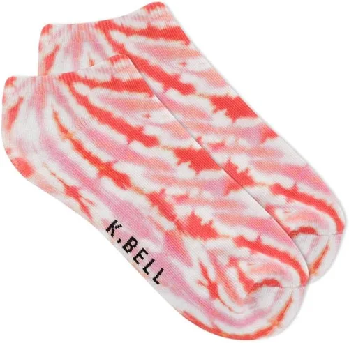 Vista 26 de K. Bell, calcetines retro varsity de lechuga para mujer Adultish (negro)