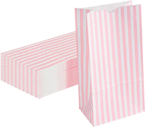 Vista 55 de Restaurantware Bag Tek - Bolsas de papel de 2 libras, 100 bolsas de almuerzo desechables, pequeñas para almuerzos, sándwiches y aperitivos, bolsas