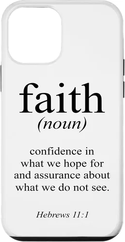 Vista 16 de Religious Jesus Christian Faith Definition Hebrews 11:1 Case for iPhone 17