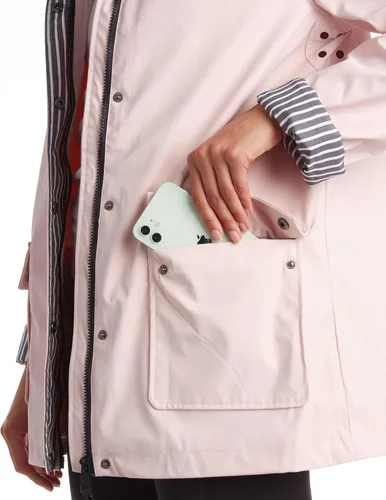 Vista 3 de URBAN REPUBLIC Chubasquero para mujer Chaqueta impermeable cortavientos resistente al agua (S-3XL)