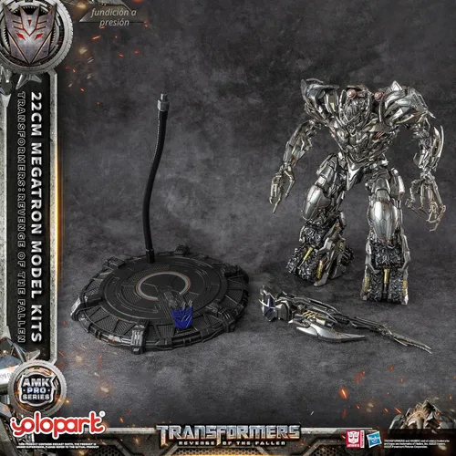 Vista 2 de YOLOPARK Megatron Transformers Juguetes Revenge of The Fallen Figura de Acción - Versión Fundida, Serie AMK PRO 8.66 Pulgadas Kit