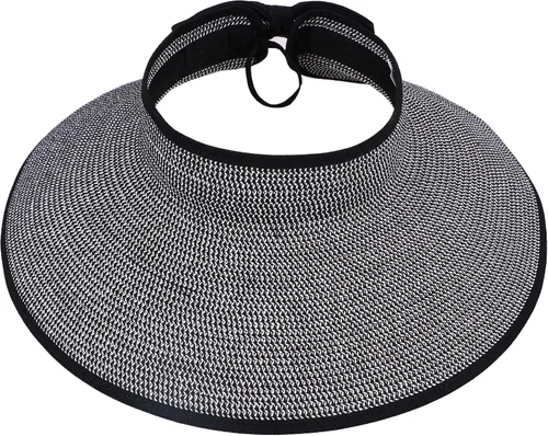 Vista 6 de Simplicity - Sombrero con protección solar UV UPF 50 para mujer, convertible en visera para playa