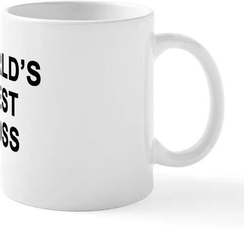 Vista 41 de CafePress – como un Boss Taza – El único Taza de café, taza de café, S, Blanco