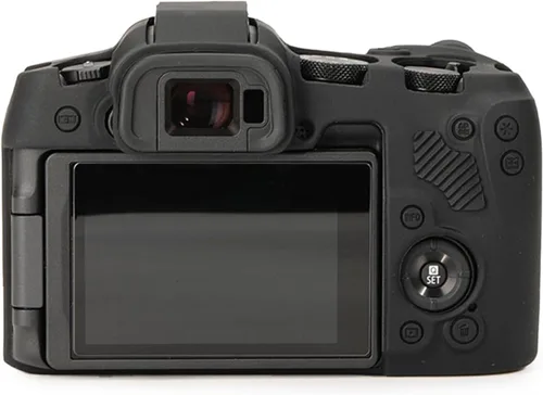 Vista 2 de Rieibi Funda protectora de silicona suave para cámara Canon EOS R8 EOSR8, funda ligera para cámara EOS R8, color negro