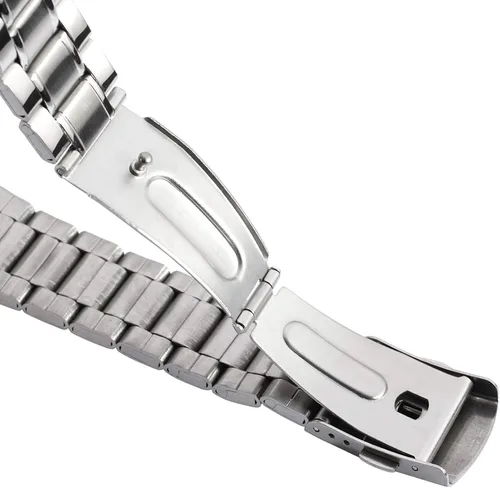 Vista 6 de FORSINING Pulsera de acero inoxidable única para hombre, reloj de esqueleto, Reloj de esqueleto