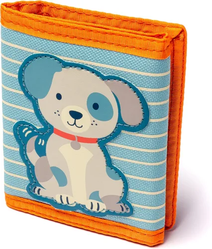 Vista 14 de Stephen Joseph, Billetera unisex para niños y niñas con diseños de apliques, cartera serigrafiada con bolsillo para monedas con cremallera, avión