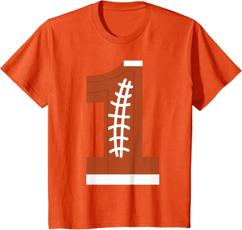 Vista 29 de 1st Birthday Football Ball Boys Camiseta de regalo de 1 año Negro