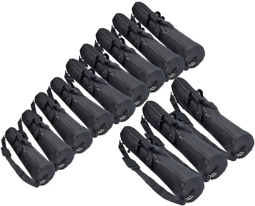 Vista 4 de Bolsa de transporte para trípode de 15.7-47.2 in, trípode impermeable, almacenamiento de transporte de viaje con correa de hombro acolchada y asa