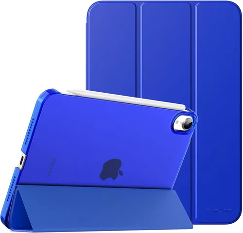 Vista 9 de MoKo Funda para iPad mini 7 (A17 Pro) Generación 2024, Funda para iPad mini 6 2021, Funda Protectora Delgada y Ligera de 8.3 Pulgadas con Carcasa
