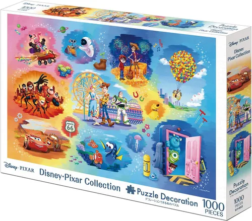 Vista 2 de Epoch Disney Pixar Collection - Rompecabezas de 1000 piezas, decoración de rompecabezas, 19.7 x 29.5 pulgadas (19.7 x 29.5 in)