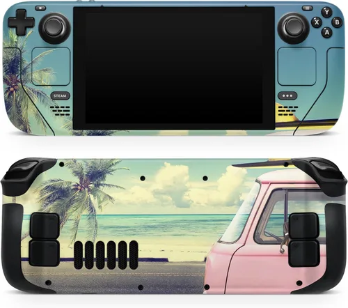 Vista 19 de Design Skinz - Compatible con Steam Deck - Calcomanía protectora de vinilo extraíble resistente a los arañazos - Color pastel azul bebé