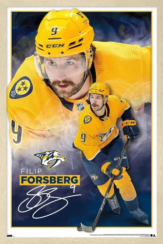 Vista 7 de Trends International NHL Nashville Predators - Póster de pared de Filip Forsberg 23