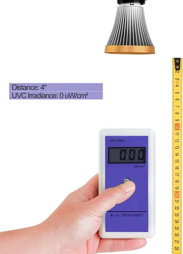 Vista 5 de Bombilla UVA UVB para reptiles y anfibios, lámpara LED 8508 con luz UV
