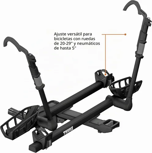 Vista 3 de Thule T2 Pro XT/XTR Estante para bicicleta con enganche