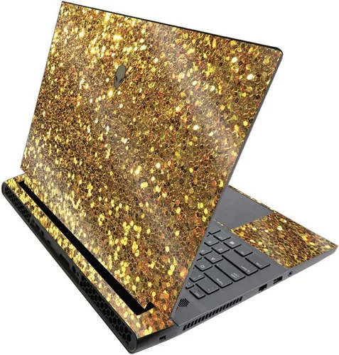 Vista 280 de MightySkins - Skin brillante con purpurina para Alienware M17 R3 (2020) y M17 R4 (2021) - Diversión de los años 90 Acabado duradero con purpurina