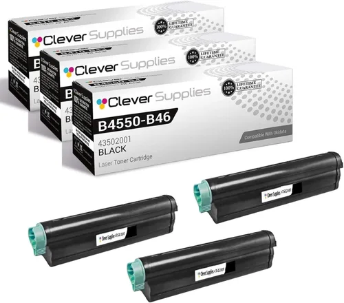 Vista 23 de CS - Cartucho de tóner compatible con Okidata B411D 44574701, color negro