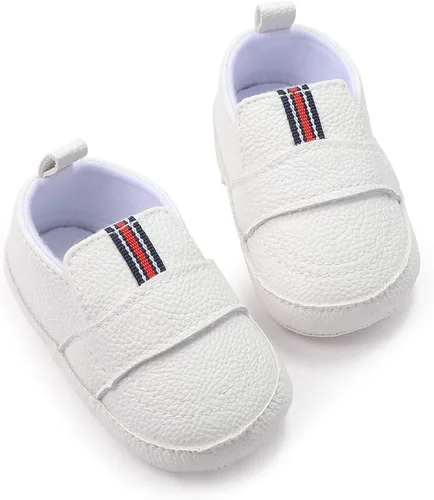 Vista 2 de Zapatos de bebé para niños de alta calidad, color marrón