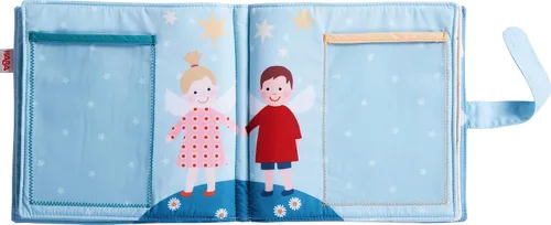 Vista 7 de HABA Álbum de fotos de bebé – Álbumes de tela suave, con capacidad para 8 fotos de 4 x 6 pulgadas, nuevo regalo de bebé y cesta de ducha, juguete