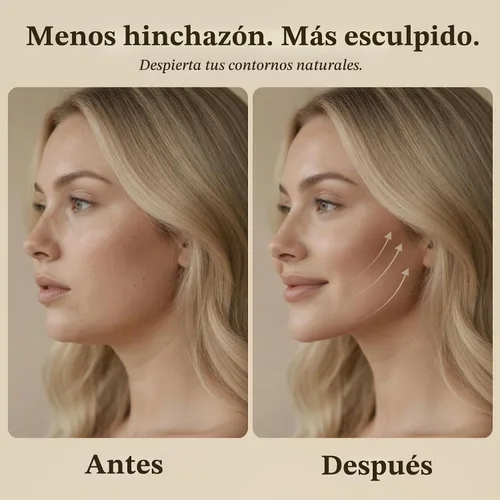 Vista 4 de LUXR Cepillo facial de contorno linfático, mango de madera real, cerdas
