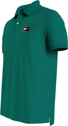Vista 5 de Tommy Hilfiger Camisa polo de manga corta Pride para hombre en ajuste regular
