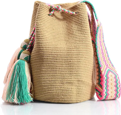 Vista 2 de WYOU Utopia classics Hobo in Wayuu Crochet, Grande