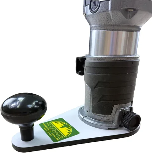 Vista 8 de Woodhaven 8325 - Placa base para Bosch Colt PR20, 0.276 in fenólica Pre-perforado, mango de desplazamiento único, 0.276 in blanco sólido fenólico