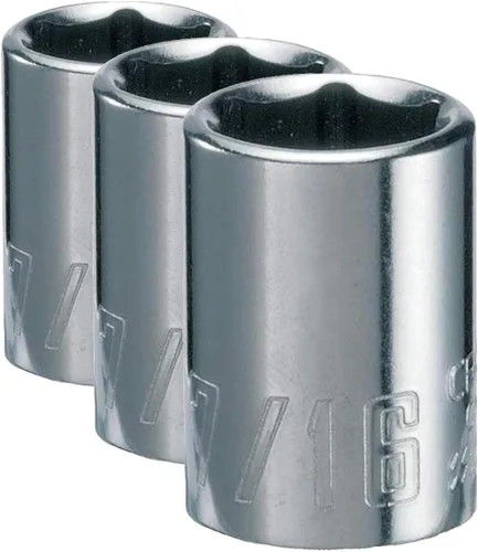 Vista 19 de Llave poco profunda CRAFTSMAN, SAE, accionamiento de 1/4 de pulgada, 1/2 de pulgada, 6 puntas (CMMT43499)