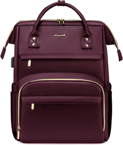 Vista 7 de LOVEVOOK - Mochila para laptop para mujer, mochila de moda para mujer.., 15,6 pulg.