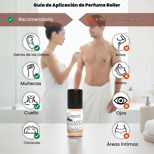 Vista 7 de MOBETTER FRAGRANCE OILS Madem Moizellia - Aceite corporal intenso de 1 onza para mujer