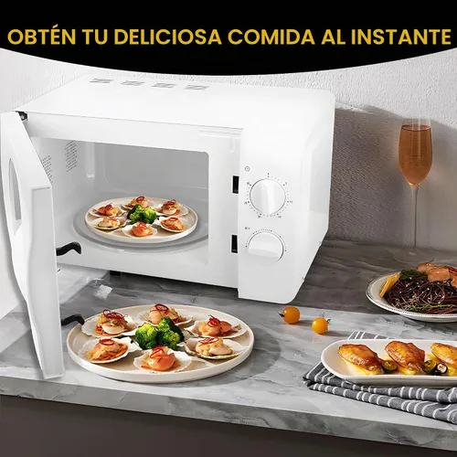 Vista 6 de Plato giratorio de vidrio para microondas de 9.6", Plato de microondas de 24.4cm, Plato de vidrio de repuesto para bandeja, Plato de vidrio