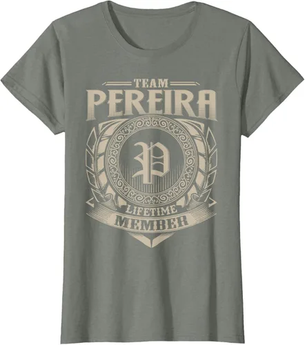 Vista 14 de Team PEREIRA Lifetime Member Apellido PEREIRA Family Vintage Camiseta, Negro