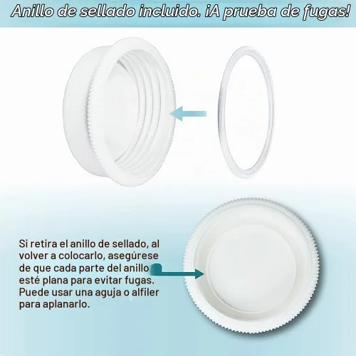 Vista 9 de Nenesupply Tapas para botellas de viaje, compatibles con botellas Nenesupply, botellas Spectra, botellas de Avent de boca ancha, tapa de una pieza