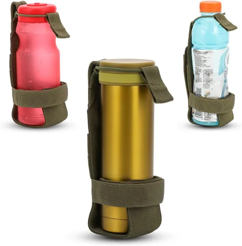 Vista 7 de Bolsas tácticas Molle multiusos de nailon militar, bolsa de utilidad, bolsas de parches desmontables para arnés de chaleco de perro