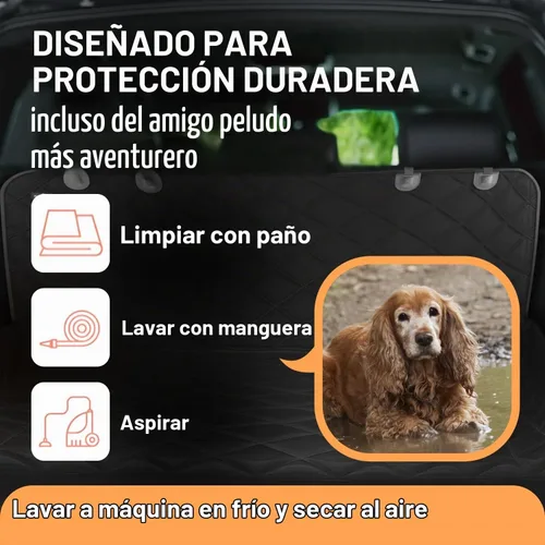Vista 6 de Active Pets Forro de carga para perros, funda antideslizante duradera para asiento de vehículo, protege contra la suciedad y el pelaje, forro