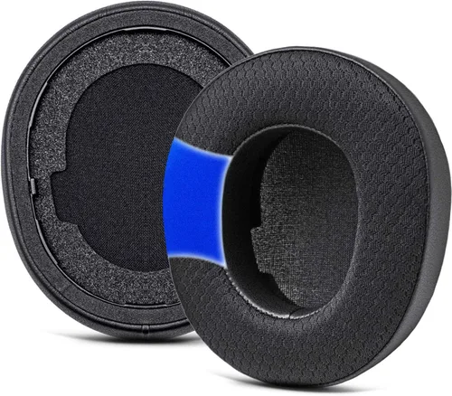 Vista 8 de Nova Pro - Almohadillas inalámbricas de repuesto para auriculares inalámbricos Arctis Nova Pro de TRANSTEK, durabilidad mejorada y aislamiento