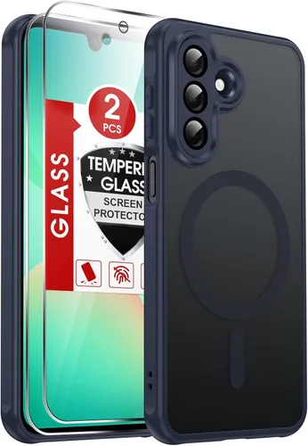 Vista 249 de LeYi Funda para teléfono Samsung-S23: protector de pantalla e imán MagSafe Púrpura