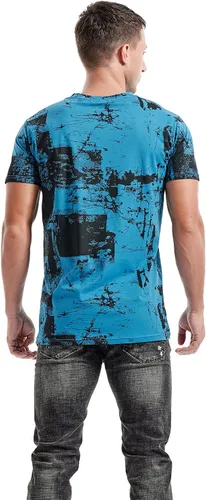 Vista 5 de KLIEGOU Camisetas Hipster Hiphop para hombre - Camisetas con estampado de moda