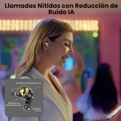 Vista 8 de TOZO NC20 Auriculares inalámbricos con cancelación activa de ruido LDAC