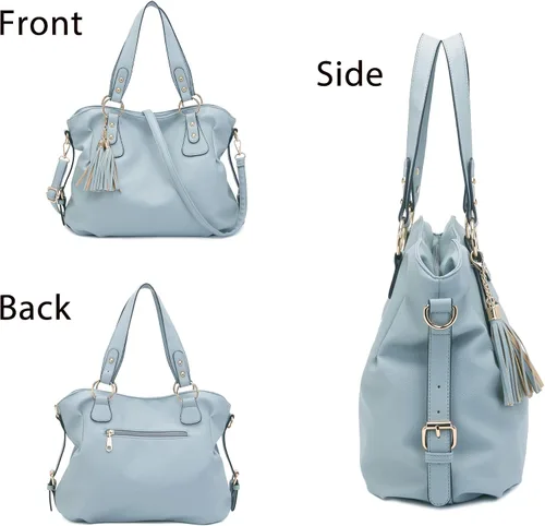 Vista 3 de Juego de carteras y carteras para mujer, bolso grande con cartera, 3