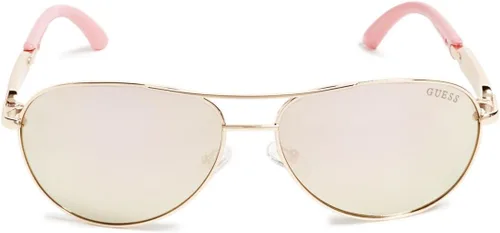 Vista 2 de GUESS Gafas de sol aviador de metal para mujer