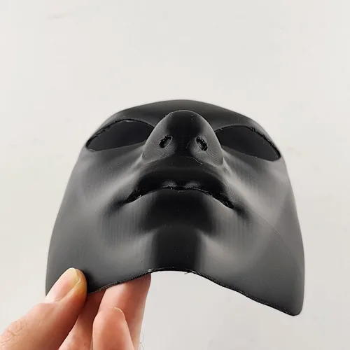 Vista 6 de Anonymous Cosplay Mask Stealth Assassin Sci-Fi Villain Mask Gothic Mask 3D Printed Faceless Phantom