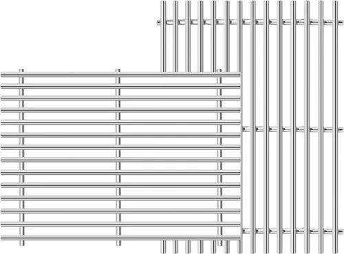 Vista 12 de Criditpid 7637 Rejillas de cocción de hierro fundido para Weber Spirit I y II 200 Series, Spirit E210, S210, E220, S220 con control frontal
