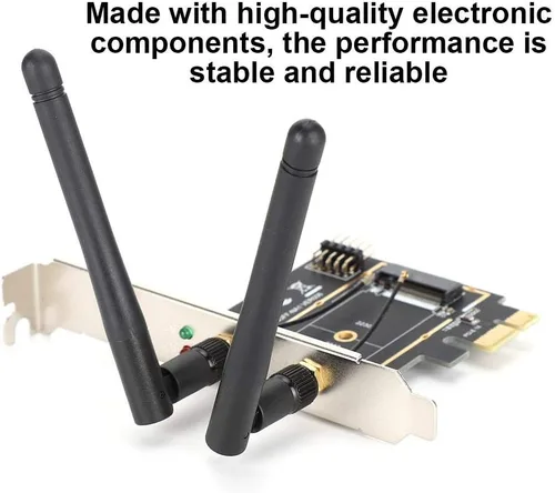 Vista 6 de PCI E al adaptador del módulo Bluetooth de NGFF M.2, llave A E adaptador, tarjeta de expansión de red para PC