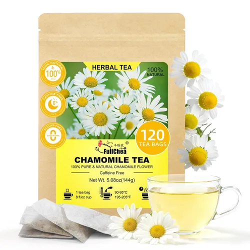 Vista 27 de FullChea - Té floreciente, 12 variedades únicas - Té floral en 12 deliciosos sabores frutales - Regalo para amantes del té, Navidad, aniversario