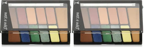 Vista 26 de wet n wild Paleta de maquillaje de sombra de ojos Color Icon de 10 tonos, Blue Lights Off, larga duración, brillante, metálico, brillante, mate